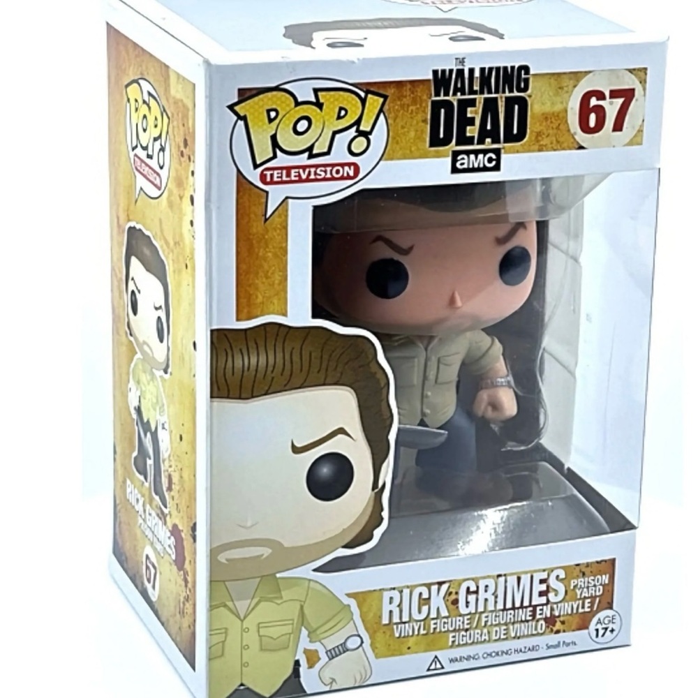 Funko Pop! Rick Grimes Prison Yard #67 - Picture 2 of 5